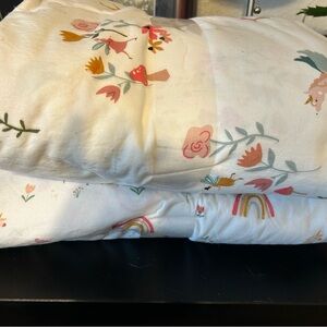 2 New Sets of Pillowfort Girls’ Cotton Print Sheets (Full)